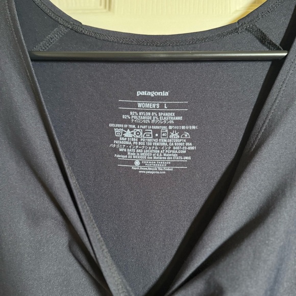 Patagonia Black Midi Dress Size L - Picture 2 of 9